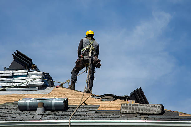 Professional Flat Roof Repair technician working in Revere, PA